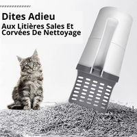 Pelle à Litière pour Chat avec Sac de Recharge.